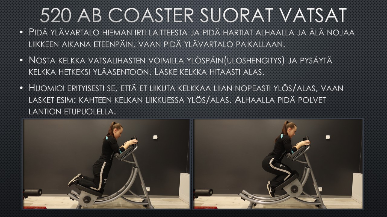 ab coaster suorat vatsat